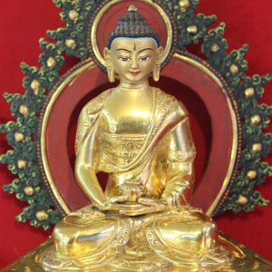 Amulette Bouddhiste Bouddha Shakyamuni - Objet Spirituel Tibétain Népal -  26507