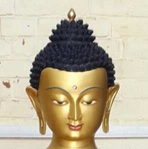 Gold Buddha - 24K Gold Painted face